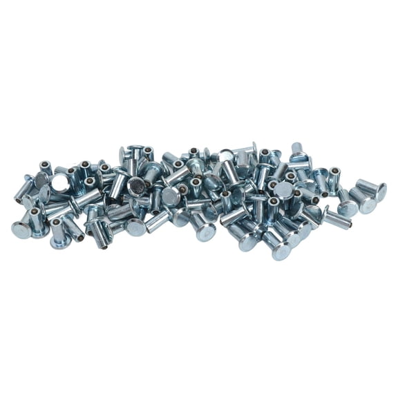 BIMZUC 100PCS Non Slip Tire Studs Replacement Universal Wheel Metal Studs for Truck Vehicle Motorcycle, Silver (10 inches / 25.4 cm package) [cite: 7, 11]