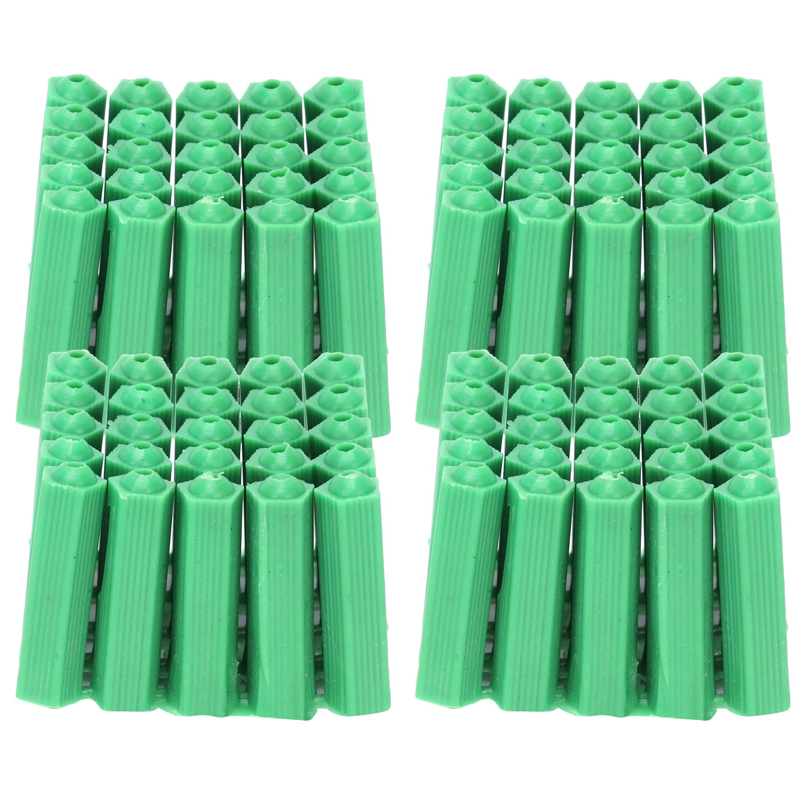 BIMZUC 100Pcs M6 Expansion Pipe Plastic Wall Plug Fixing Tube Accessory ...