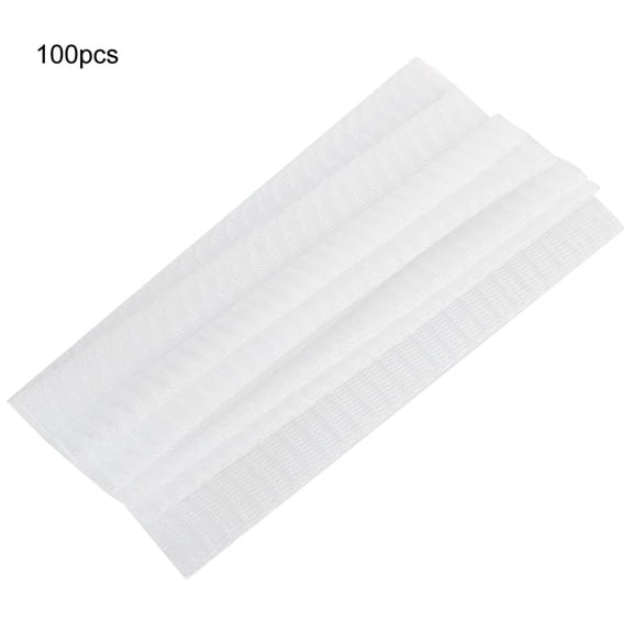 BIMZUC 100Pcs Makeup Brush Net Cosmetic Brush Mesh Protector Protective Guard Cover, White, 3.9 inches / 10 cm