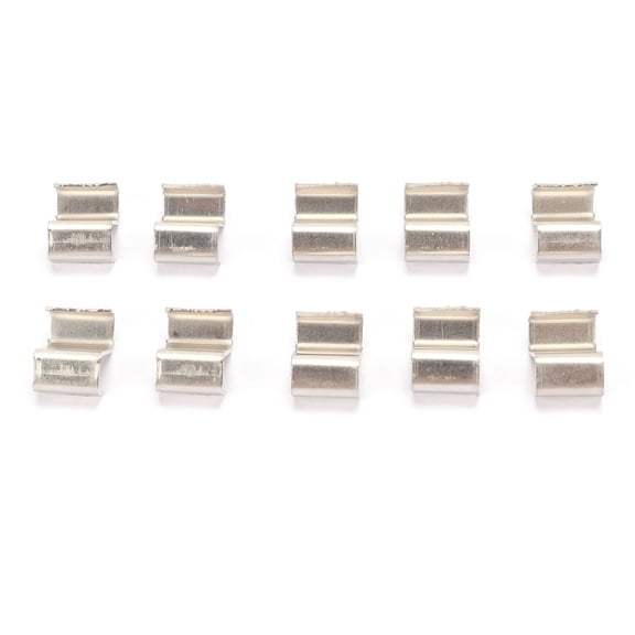 BIMZUC 100Pcs Z Type Spring Clips Stainless Steel Safe Easy Installation Z Wire Fixing Clips for Gardening Greenhouse Glass Boards Multilayer Boards Rust Resistant (3.94 inches / 10 cm)[cite: 1]