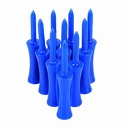 BIMZUC 100pcs Plastic Blue 2.68 inches / 68mm Golf Tees Step Down Accessory Tool for Sports