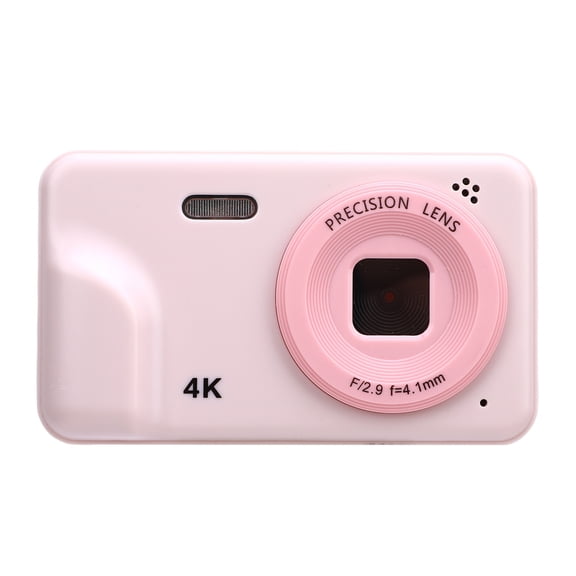 BIMZUC 1080P 48MP Digital Camera Auto Focus Compact Point & Shoot Camera with 5X Digital Zoom 2.0 Inch Display for Travel Photography Beginners Pink (5.12 inches / 13 cm) - Ideal Gift