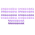 thumbnail image 1 of BIMZUC 10PCS Plastic Binding Spines 19mm / 0.75 inches 30 Rings Comb Binder Compatible with A4 B5 A5 Paper Size 150 Sheets Capacity Flexible Ring Spine for Office School Presentations, Purple, 1 of 9
