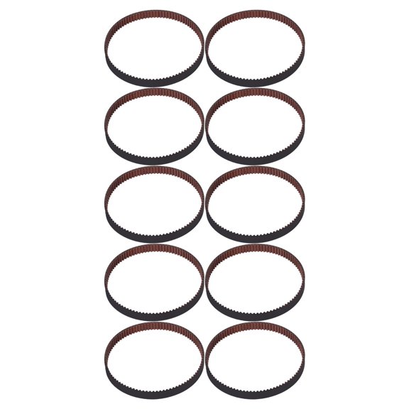 BIMZUC 10Pcs 3D Printer Timing Belt 6mm Wide 188mm / 7.4 inches Long Rubber Toothed Glass Fiber Anti Slip 2GT Belt for Voron MK3S+ Replacement