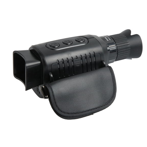 BIMZUC 10X Digital Night Vision Monocular HD IP54 Waterproof Infrared Optical Lens Scope with 1.54 Inch TFT LCD Screen for Hunting & Outdoor Exploration (6.2 x 1.8 x 2.6 inches / 15.8 x 4.5 x 6.5 cm)