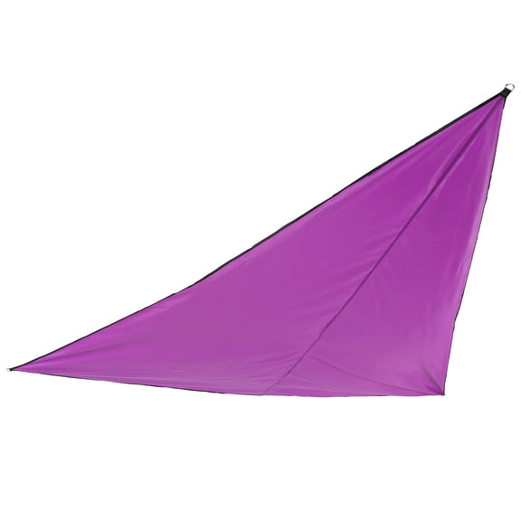 BIMZUC 10ft x 10ft Triangle Sun Shade Sail Outdoor UV Block Waterproof Canopy Purple