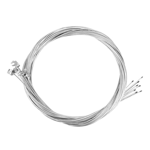 BIMZUC 10pcs Bike Brake Cord Bicycle Braking Line Cable Replacement Accessory, 79 inches / 200 cm Length, Steel and Zinc Construction for Road and Mountain Bikes