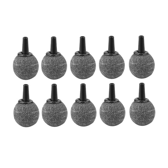 BIMZUC 10pcs Durable Calabash Pattern Air Oxygen Bubble Stone for Fish Tank Aquarium, Multi-Color Round Bubble Stone Accessories for Aeration, 3.94 inches / 10 cm