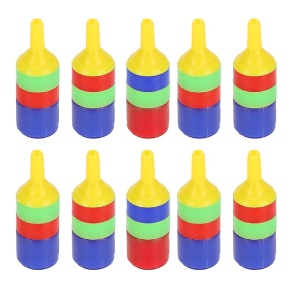 BIMZUC 10pcs Fish Tank Air Stone Bubbles Release Oxygen Increasing Diffuser High Efficiency Aeration Purification Aquarium Accessories 10 inches / 25.4 cm