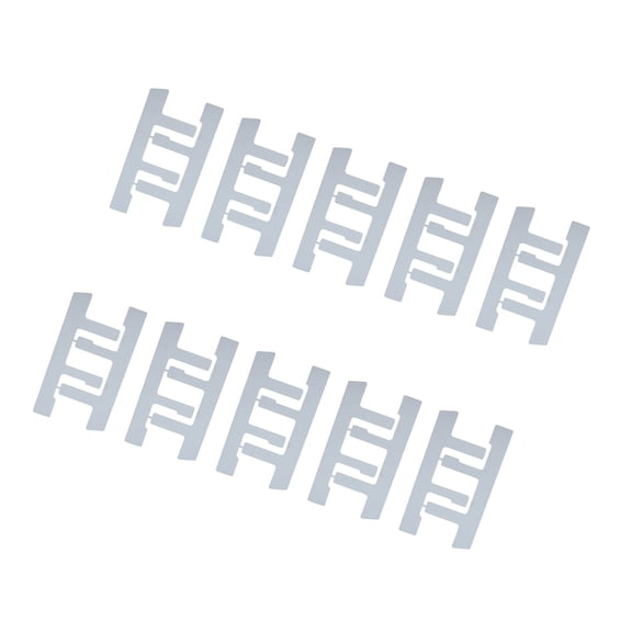 BIMZUC 10pcs Switch Box Support Electrical Box F Clips Box Mounting Straps Loose Outlet Fix for Plaster Ears Boxes [cite: 14]