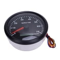 thumbnail image 1 of BIMZUC 110mm 4-3/8in Universal Tachometer Gauge 7000 RPM with Hour Meter & 7 Color Backlight, Marine Boat RPM Gauge for Car Yacht RV Truck, 9-32V DC, Black Dial Black Bezel, 1 of 9