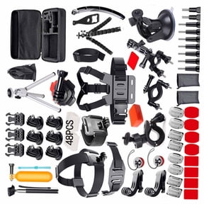BIMZUC 120-in-1 Action Camera Accessories Kit Bundle with Carrying Case (12.6 inches / 32 cm)