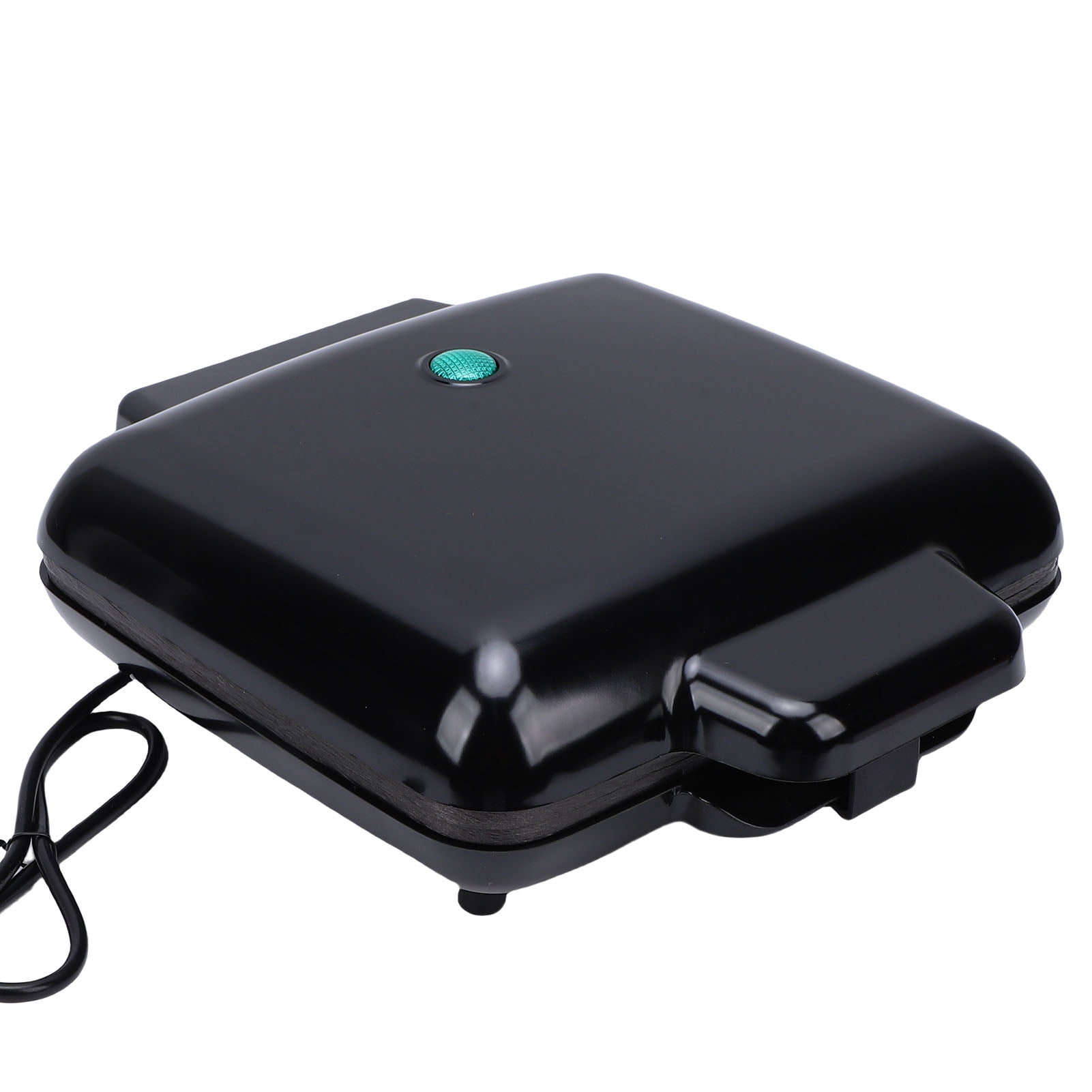 BIMZUC 1200W Electric Mini Waffle Maker Machine for 16 Small Waffles, Nonstick Breakfast Maker, 14.17 x 12.20 inches / 36 x 31 cm, EU Plug 220V, Black