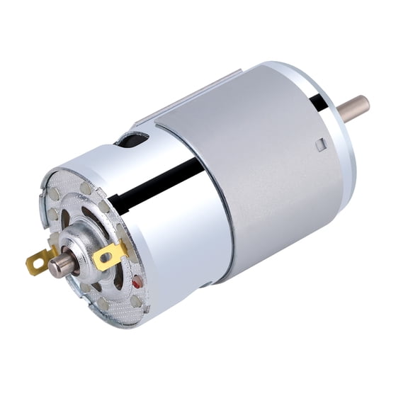 BIMZUC 12V 100W Round Shaft Electric Micro DC Motor 12000r/min High Speed Large Torque (3.8 inches / 98 mm)