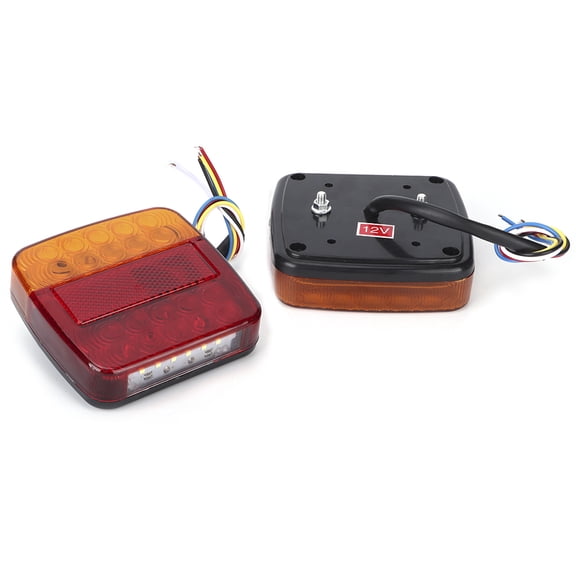 BIMZUC 12V 26LED Trailer Tail Light Lamp Assembly High Brightness Easy Installation Universal Fit for Trucks and Trailers 10 inches / 25.4 cm