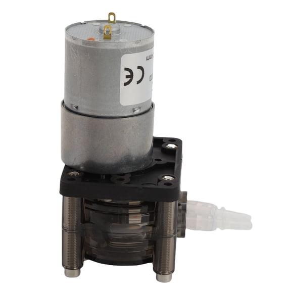 BIMZUC 12V Peristaltic Pump, Low Flowrate Small Dosing Liquid Pump 200ml/min for Lab Aquarium Analytical Industrial Filling