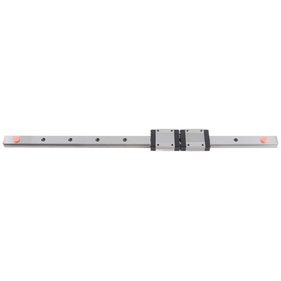 BIMZUC 15.7 Inches Steel Miniature Linear Sliding Rail Guide with 2 Blocks for Automatic Equipment