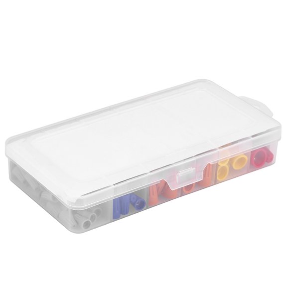 BIMZUC 158pcs Assorted Twist on Wire Connectors Screw Terminals Spring Insert Wring Caps for Universal Vehicles Electrical Needs Gray Blue Orange Yellow Red 8.0 inches
