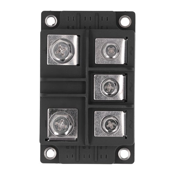 BIMZUC 1600V 5 Terminal Bridge Rectifier 400A Maximum Welded Structure 3 Phase Power Diode Rectifier Module MDS400A Replacement Part for Industrial Electronic Applications Black