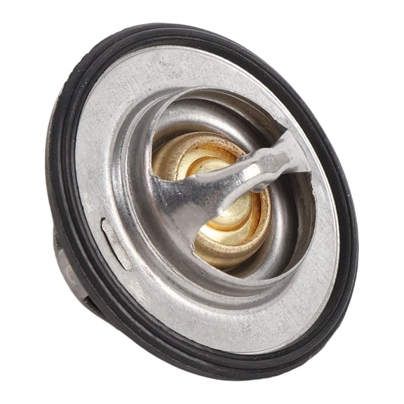 BIMZUC 160F Engine Coolant Thermostat With Gasket Replacement Part, Durable Metal Construction, Automotive Radiator Hardware, 2.36 inches / 6 cm Dimensions, High Performance Auto Repair Solution