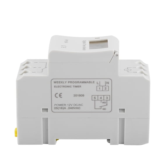BIMZUC 16A Digital LCD Power Timer Programmable Relay Time Switch DC12V for Home Equipment