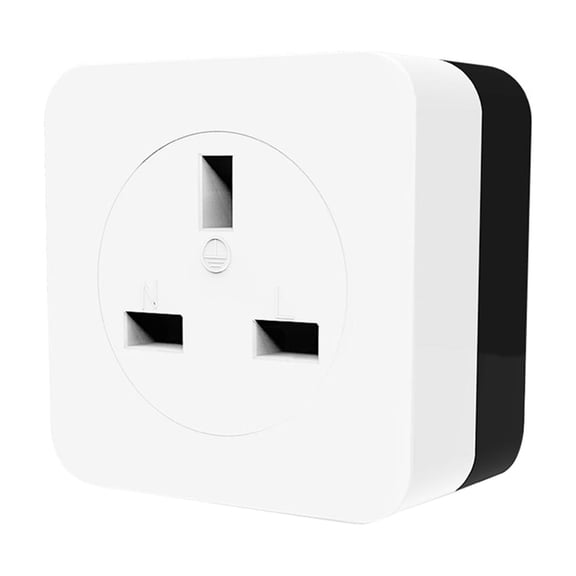BIMZUC 16A Smart WiFi Air Conditioner Wall Plug Socket Outlet, 4000W Remote Control Energy Monitor, White