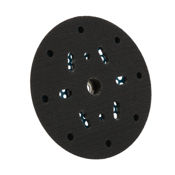 BIMZUC 17 Hole Random Orbital Sanding Hook Loop Replacement Pad for Electric Polishing Wheel - Heavy Duty Alloy Steel and Rubber Construction for Professional Grinding and Finishing