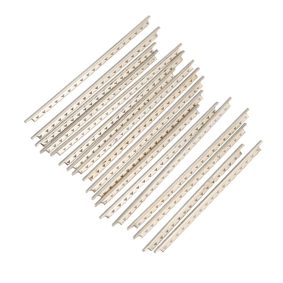 BIMZUC 18 Pieces 2.0mm Cupronickel Fret Wires Silver Tone Replacement Part for Classic Guitar Accessories