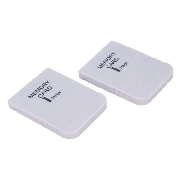BIMZUC 1MB Memory Card for PS1 High Speed Game 1 Mega Video Game Console Memory Card For Classic Gaming System 2 Pieces