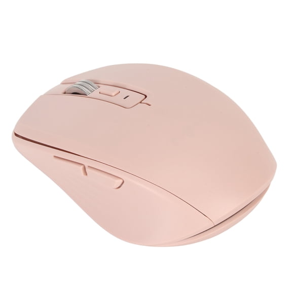 BIMZUC 2.4G Wireless Mouse Dual Mode 2400 DPI Bluetooth 5.1 Rechargeable Optical Computer Mice with 14 RGB Lighting Effects for Laptop PC Windows Mac OS X Android (Pink)