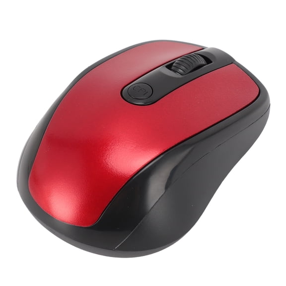 BIMZUC 2.4G Wireless Mouse Professional Ergonomic High Sensitivity Optical Computer Mouse for Notebook PC Laptop Computer, Red, 4.72 inches / 12 cm[cite: 1]