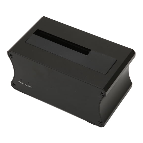 BIMZUC 2.5/3.5 inch Metal HDD Docking Station Multifunctional USB 3.0 to SATA Hard Drive Enclosure Base with US Plug Support for OS Windows Mac Desktop PC (No Disk Included)