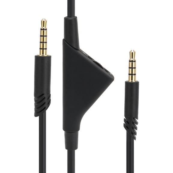 BIMZUC 2 Meters Headphone Cable Plug and Play Audio Line Volume Control Replacement Wire for Gaming Headset Logitech Astro A10 A30 A40