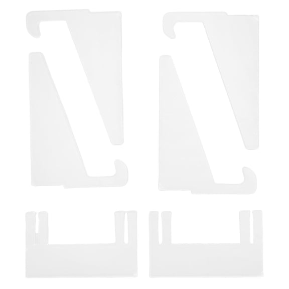 BIMZUC 2-Pack Acrylic Photo Frame Stand  Durable, Minimalist Display Holder for Books, Pictures, Stamps & More