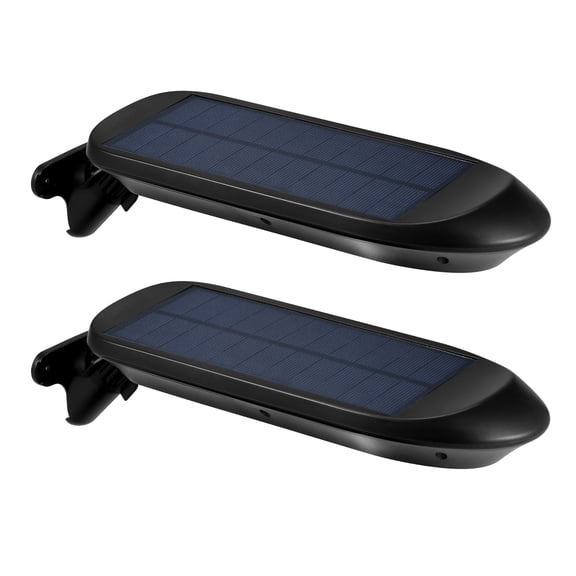BIMZUC 2 Pack Solar Wall Lights with Motion Sensor, 32 LEDs Outdoor Waterproof Security Lamps, Warm White Light for Fence, Front Door, Balcony and Patio