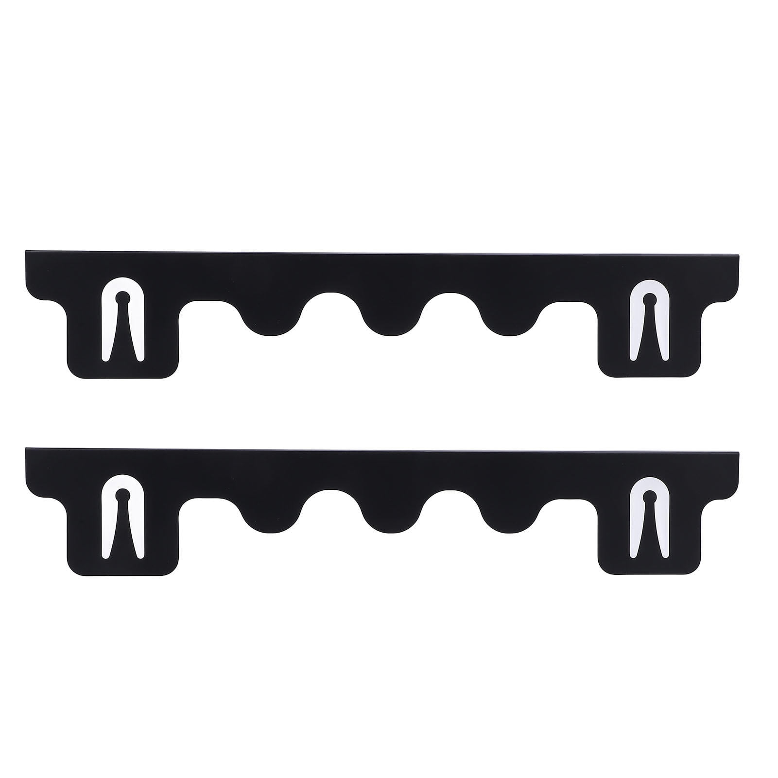BIMZUC 2‑Pack Stainless Steel Stove Gap Covers – 59.5 cm Long, Black, Durable & Easy‑Clean Kitchen Counter Gap Fillers