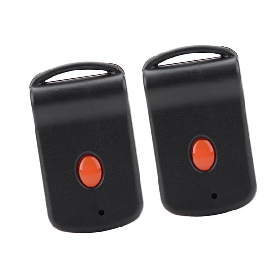 BIMZUC 2 Pcs Mini Garage Door Remote Transmitter for MultiCode 3060 300mhz 3089 4120 Linear, 10 Dip Switch Replacement Remote Control Openers, High Performance and Easy Installation, Black