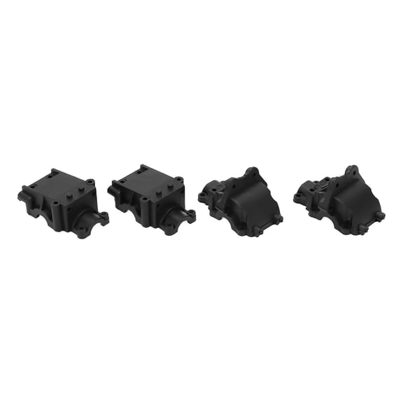 BIMZUC 2 Sets RC Car Gearboxs Cover Boosting Performance Rustproof Plastic RC Car Waving Box Housing Parts for Wltoys 144001 144002 124019 124018 124017 124016 144010 (3.94 inches / 10 cm)