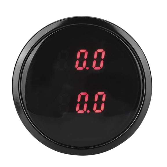 BIMZUC 2 inches / 50.8 mm Car Bar Turbo Boost Gauge Meter LED Red Digital Display Air Pressure Sensor Kit