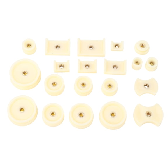 BIMZUC 20 Pieces Professional Watch Press Fitting Dies Set Repair Tool Kit, Back Case Closer Multifunctional Capping Machine Parts Replacement Set (0.63 - 1.97 inches / 16-50 mm)