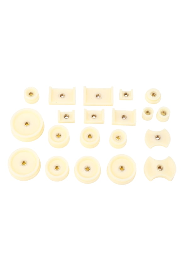 20 Pieces Professional Watch Press Fitting Dies Set Repair Tool Kit, Back Case Closer Multifunctional Capping Machine Parts Replacement Set (0.63 - 1.97 inches / 16-50 mm)