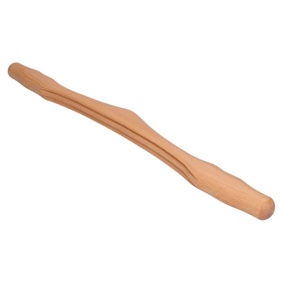 BIMZUC 21 Inches / 53.5 cm Wooden Scraping Stick Portable Gua Sha Massage Tool with Comfortable Non Slip Handle for Full Body Deep Tissue Muscle Pain Relief