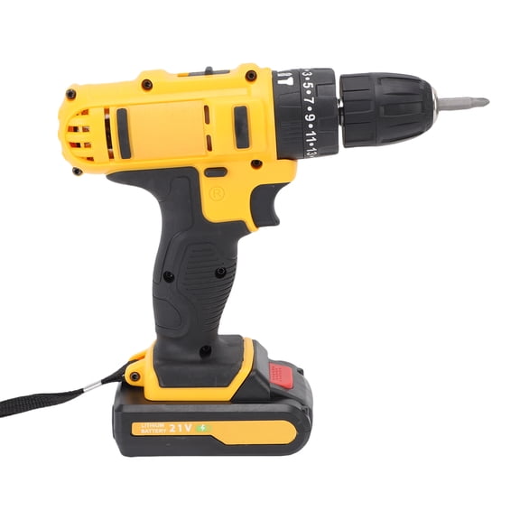 BIMZUC 21V Cordless Drill Set 3-in-1 Impact Driver Kit, 35Nm Max Torque, 1280 RPM, Variable Speed, 2 Batteries & LED Work Light, Electric Screwdriver with Accessories, UK Plug