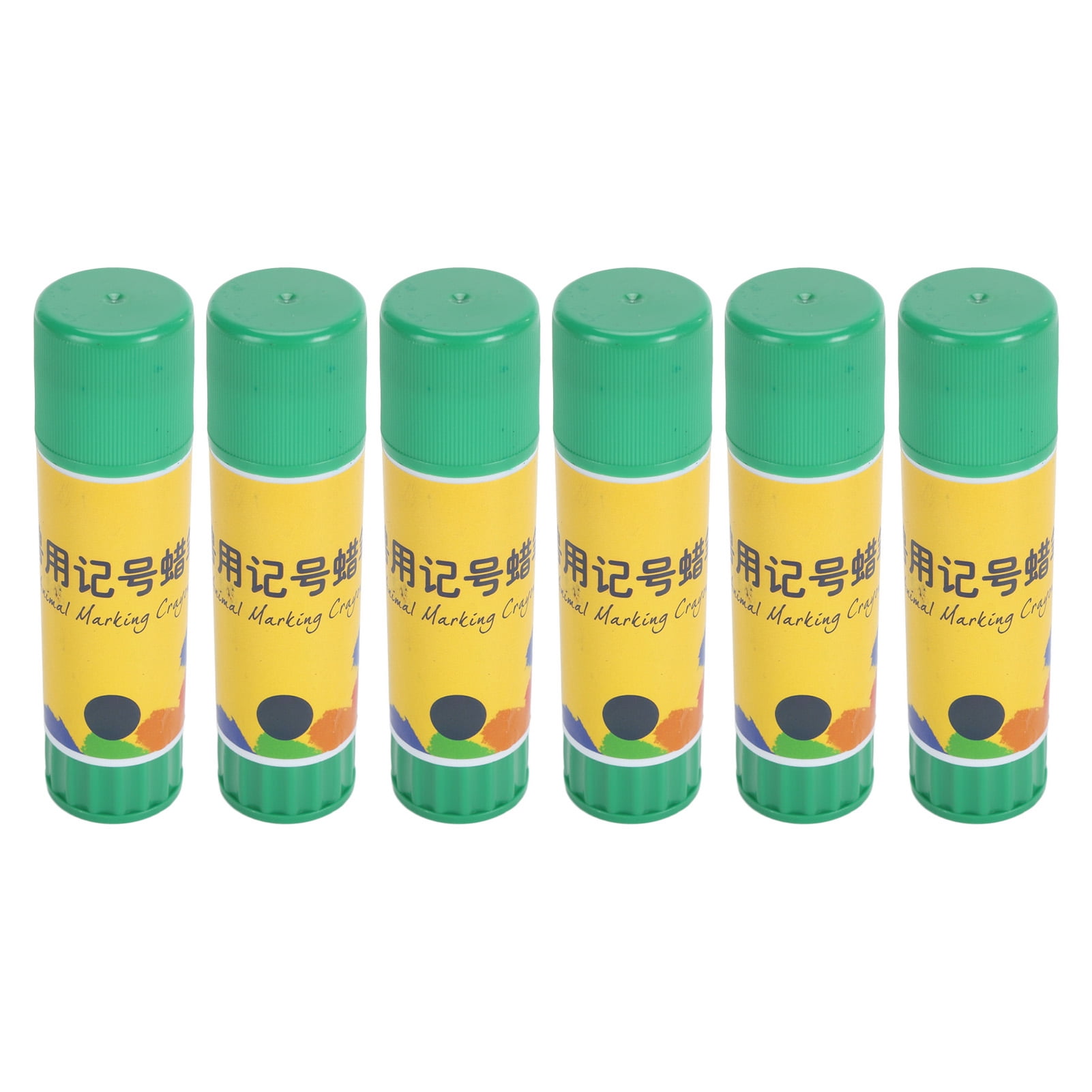 BIMZUC 24PCS Livestock Marker Crayon, Professional Green Animal Marking Paint Stick for Pig Sheep Cow Cattle (9.45 inches / 24.00 cm)