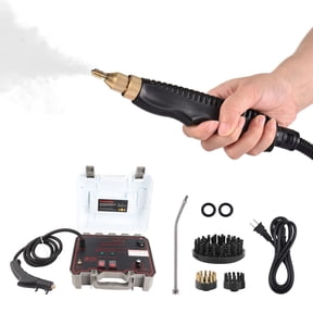 BIMZUC 2500W Handheld Steam Cleaner Portable High Temperature Pressurized Cleaning Machine Tankless Steamer for Home Kitchen Bathroom Car Detailing 110V US Plug (10.63 in / 27 cm)