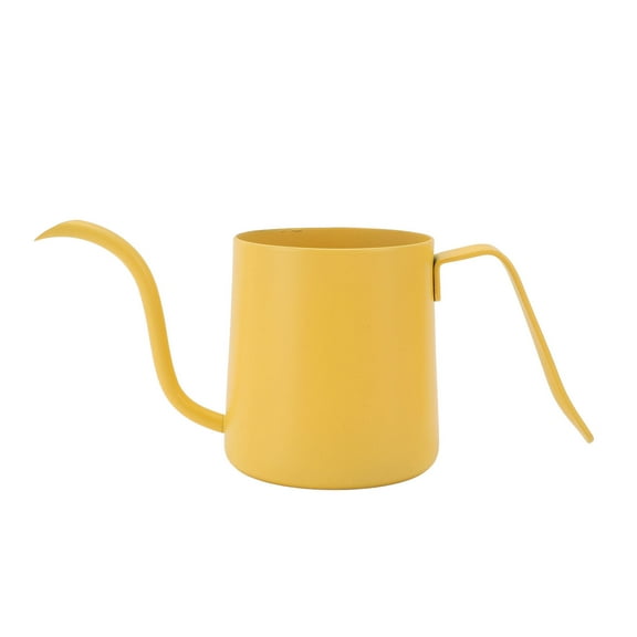 BIMZUC 250ml 304 Stainless Steel Pour Over Kettle – Gooseneck Spout, Precise Control, Easy Clean, Elegant Yellow Design