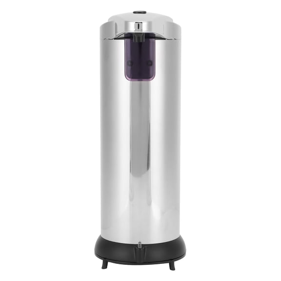 BIMZUC 250ml / 8.45 oz Automatic Intelligent Soap Dispenser, Stainless Steel Touchless Sensor Liquid Container for Bathroom and Kitchen Countertops, Battery Operated