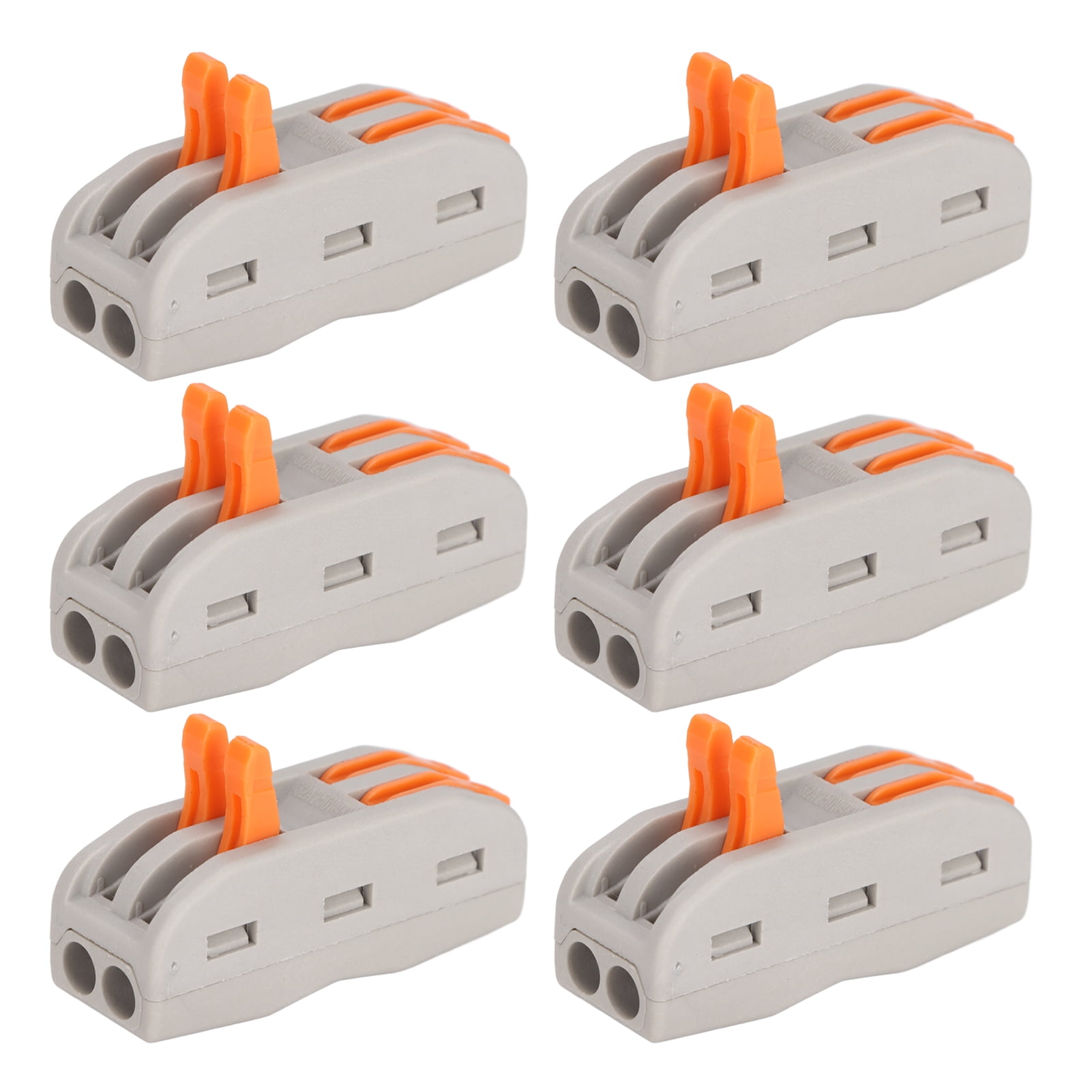 BIMZUC 25pcs Compact Wire Connector 4 Hole Fast Conductor Splicing ...