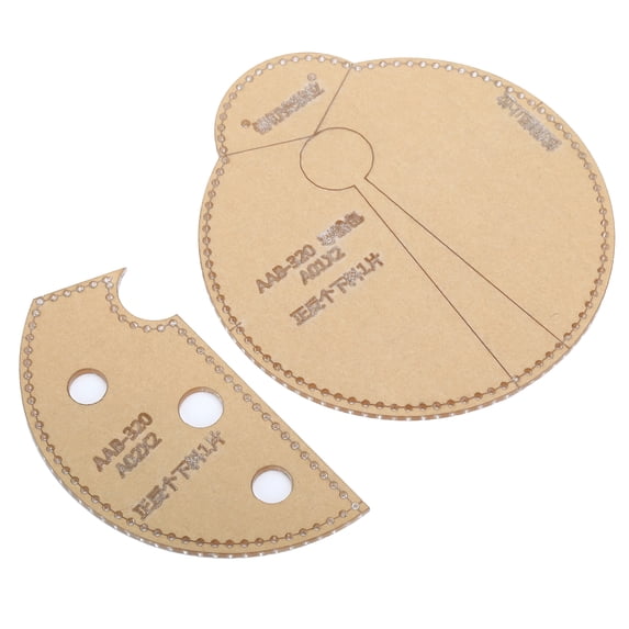 BIMZUC 2Pcs Acrylic Wallet Template Plexiglass HandMade DIY Ladybug Pattern Leather Card Bag Coin Purse Making Tool (5.51 inches / 14 cm)