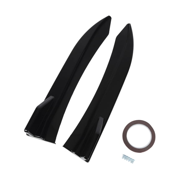 BIMZUC 2Pcs Car Rear Bumper Splitter Glossy Black Side Spoiler Diffuser Lip for BMW 3 Series F30 F31 M Sport 2011-2019 Auto Exterior Accessories (ZST-380), 21.65 inches / 55 cm length